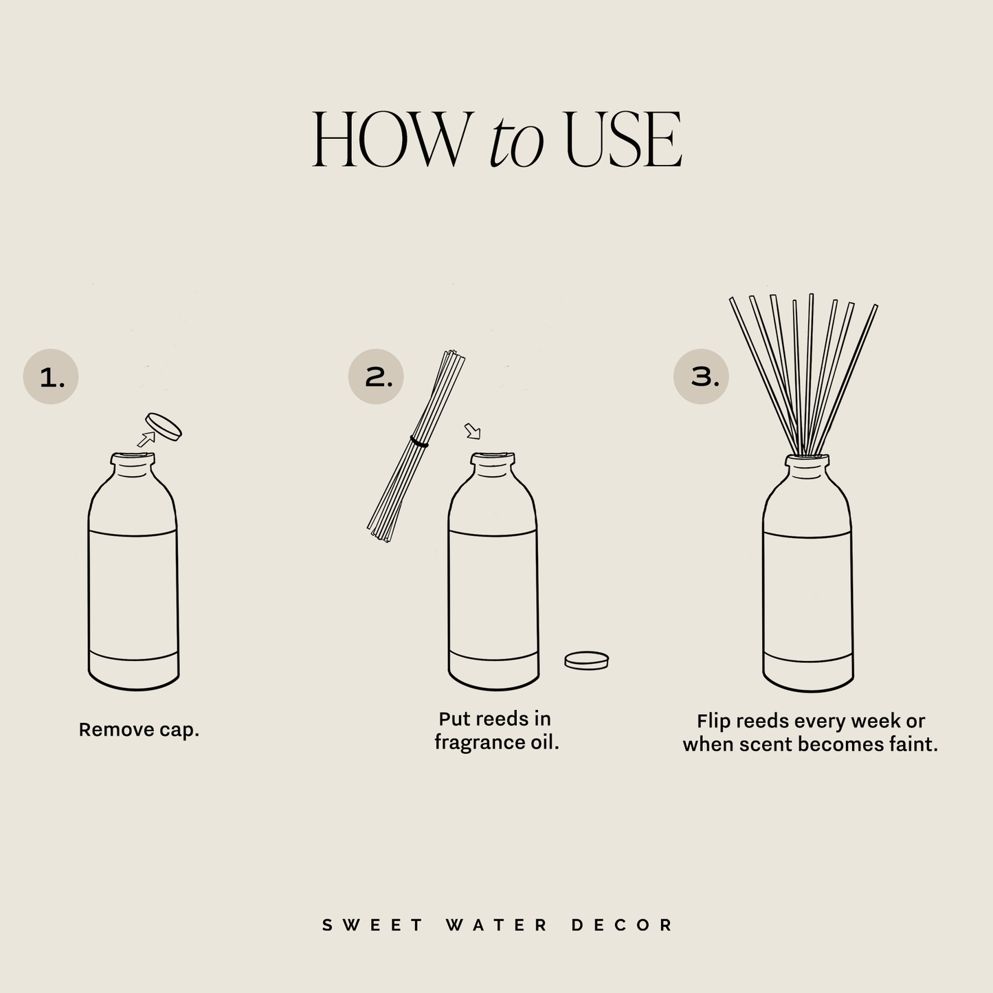 Hello Fall Reed Diffuser by Sweet Water Decor