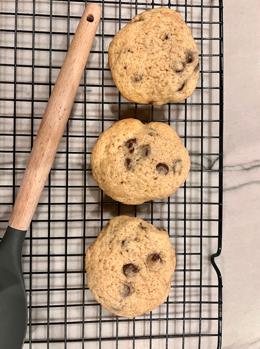 Cakey Sourdough Chocolate Chip Cookies