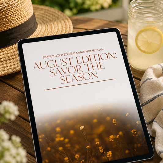 Simply Rooted Monthly Seasonal Home Plan (Digital Download)