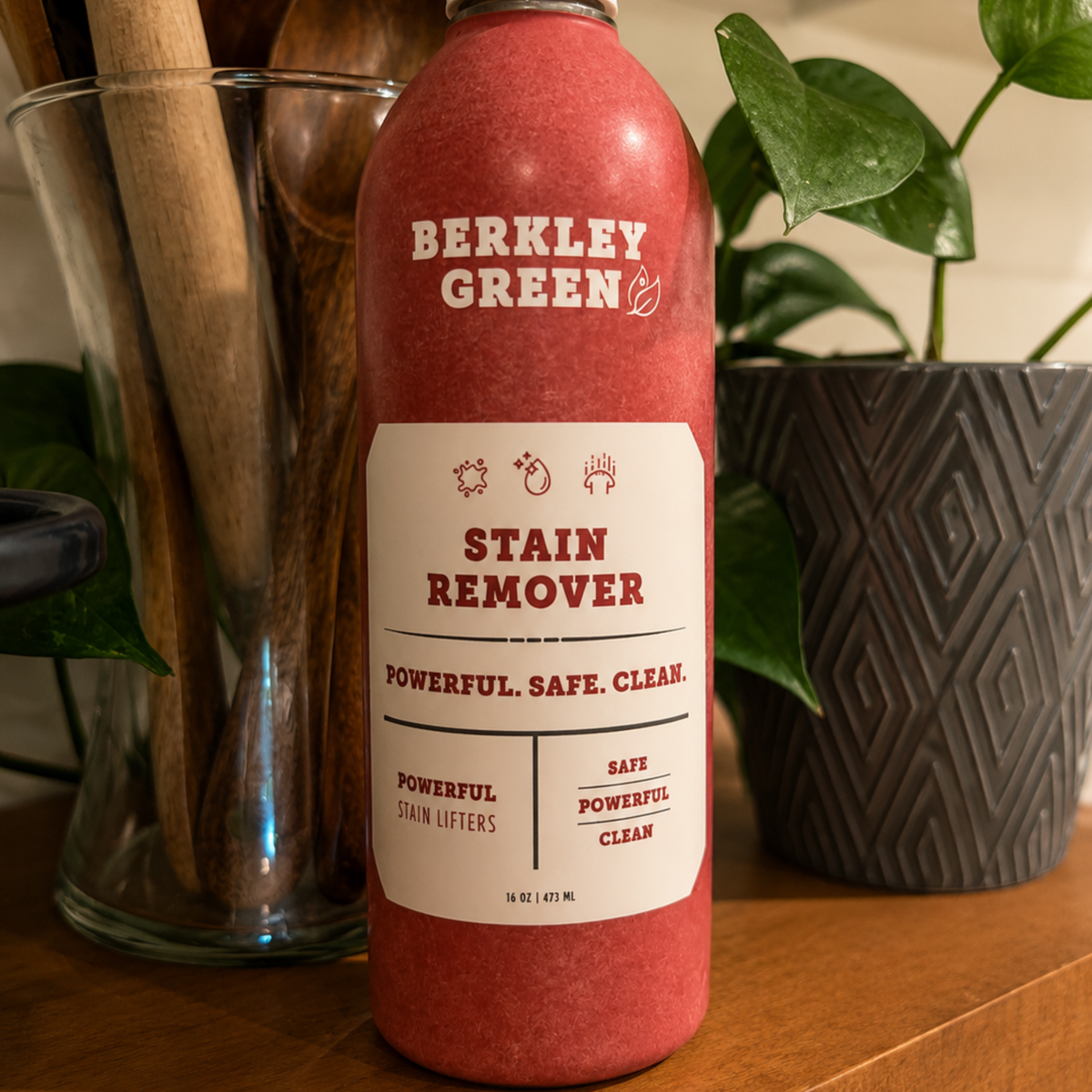 Eco Fabric Stain Remover with Spray Nozzle Included (16oz bottle)