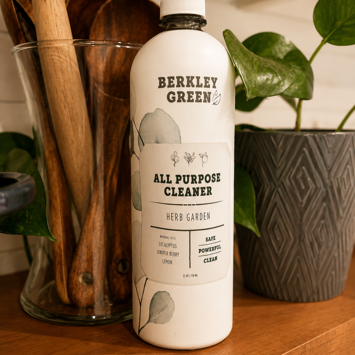 Eco All Purpose Cleaner, Herb Garden, Spray Nozzle Included (25oz bottle)