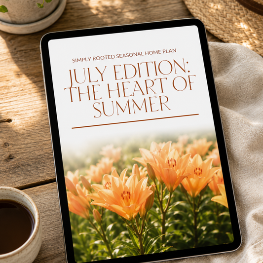 Simply Rooted Monthly Seasonal Home Plan (Digital Download)
