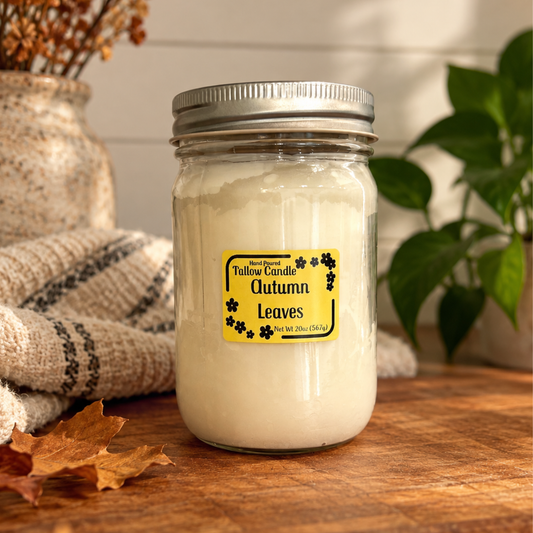 On the Verge Tallow Candle - Autumn Leaves