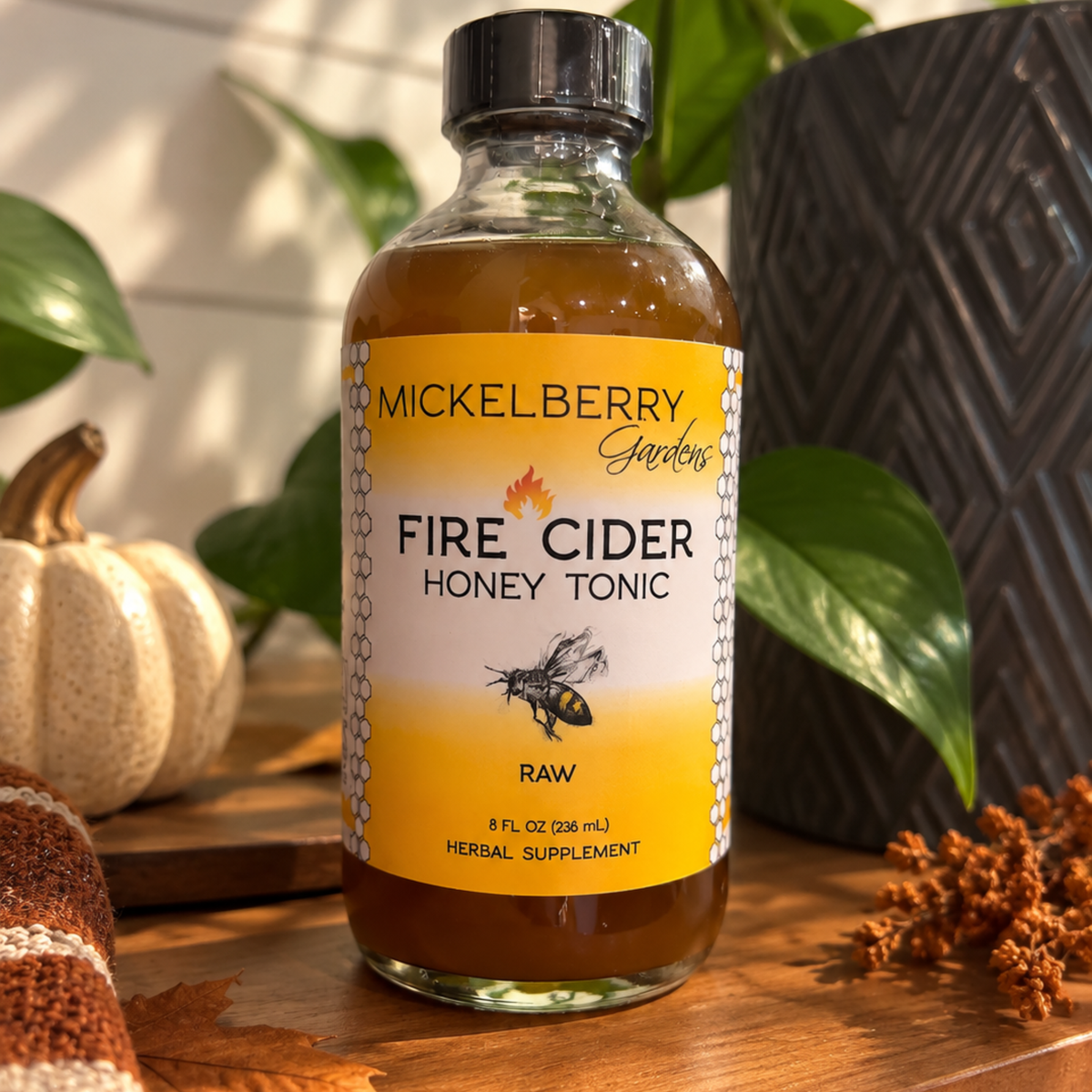 Fire Cider Honey Tonic — Immune Booster by Mickelberry Gardens