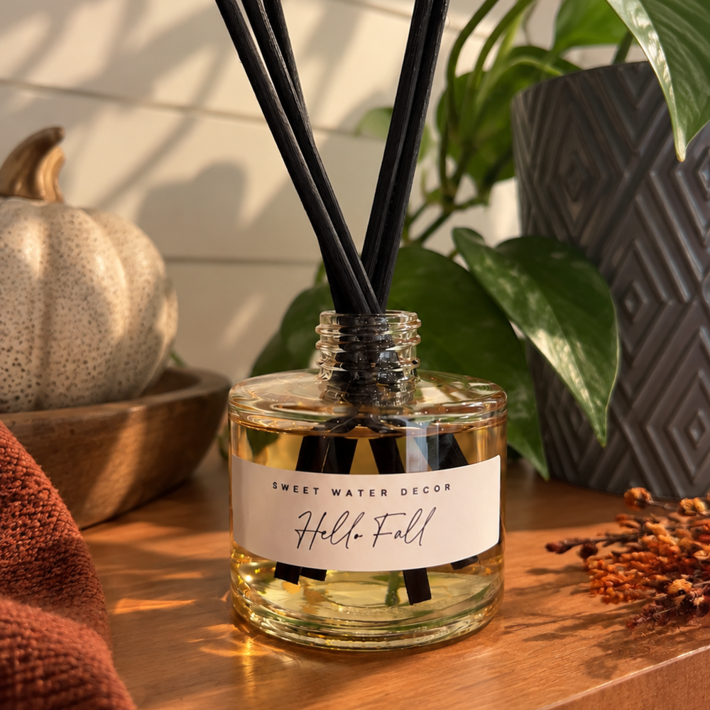 Hello Fall Reed Diffuser by Sweet Water Decor