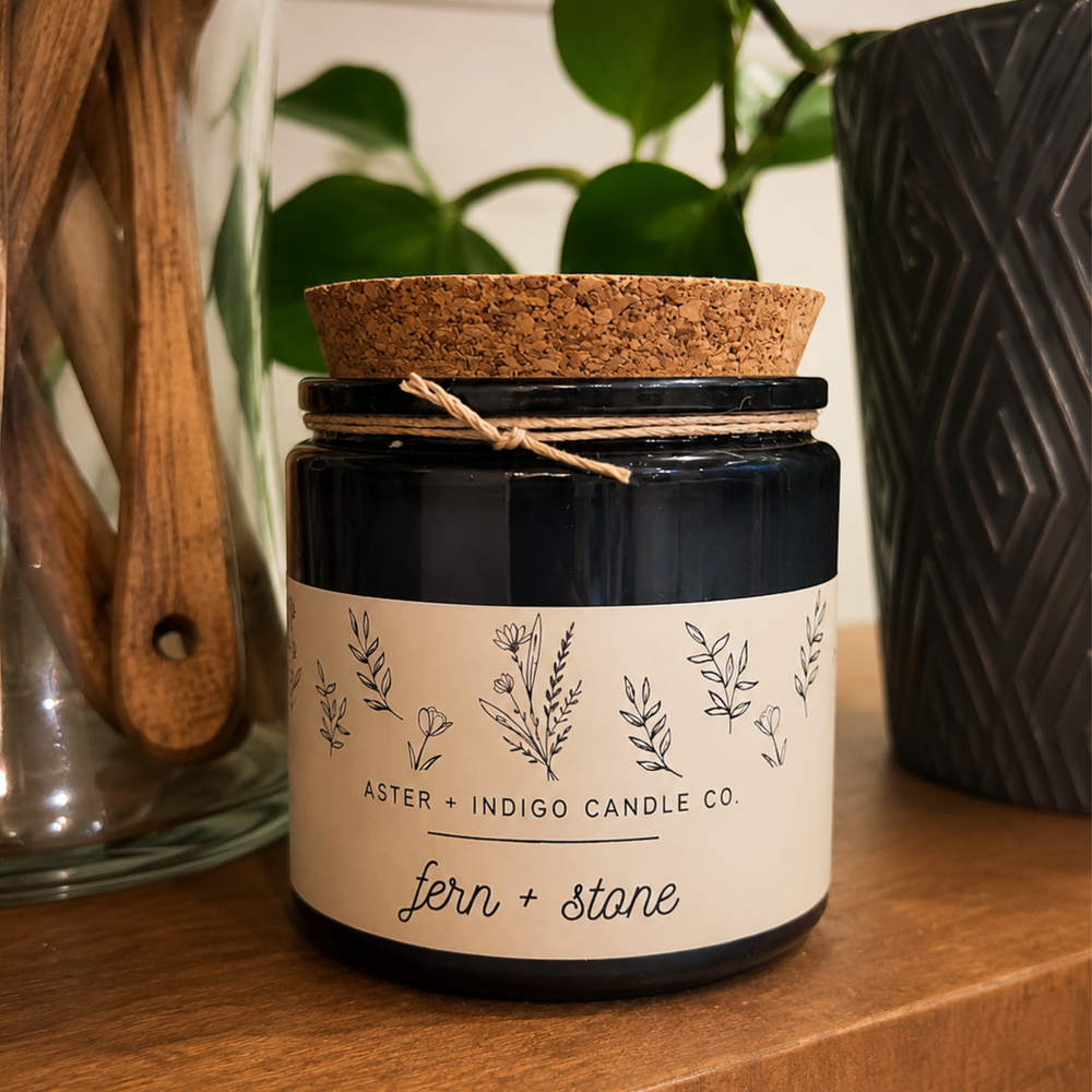 Fern + Stone Non-Toxic Candle
