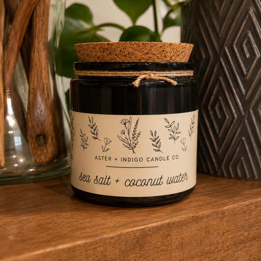 Sea Salt + Coconut Water Non-Toxic Candle
